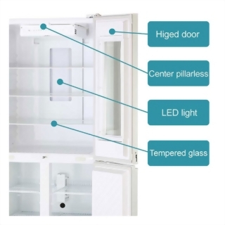 Medicine and vaccine refrigeration and freezing refrigerator-frequency conversion/power saving/dual independent temperature control