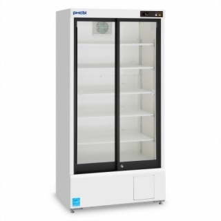 Medicine and vaccine refrigeration refrigerator-frequency conversion/power saving/double sliding door (shelf design)