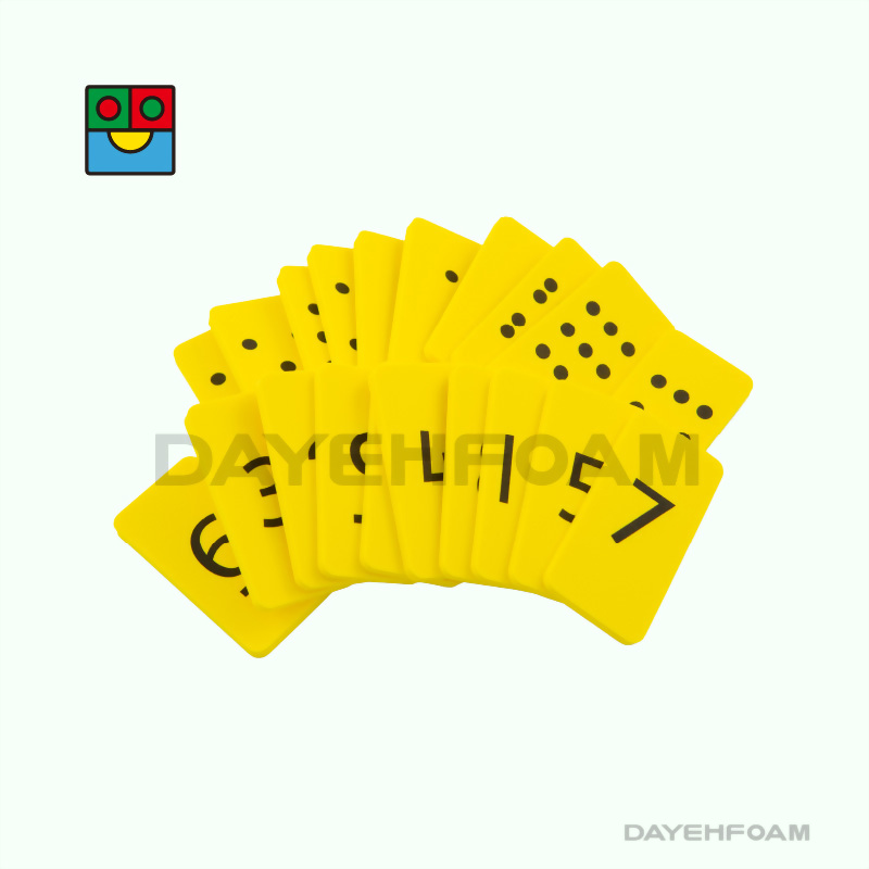 EVA Foam Concentration game : Yellow -  Set of 20 pcs