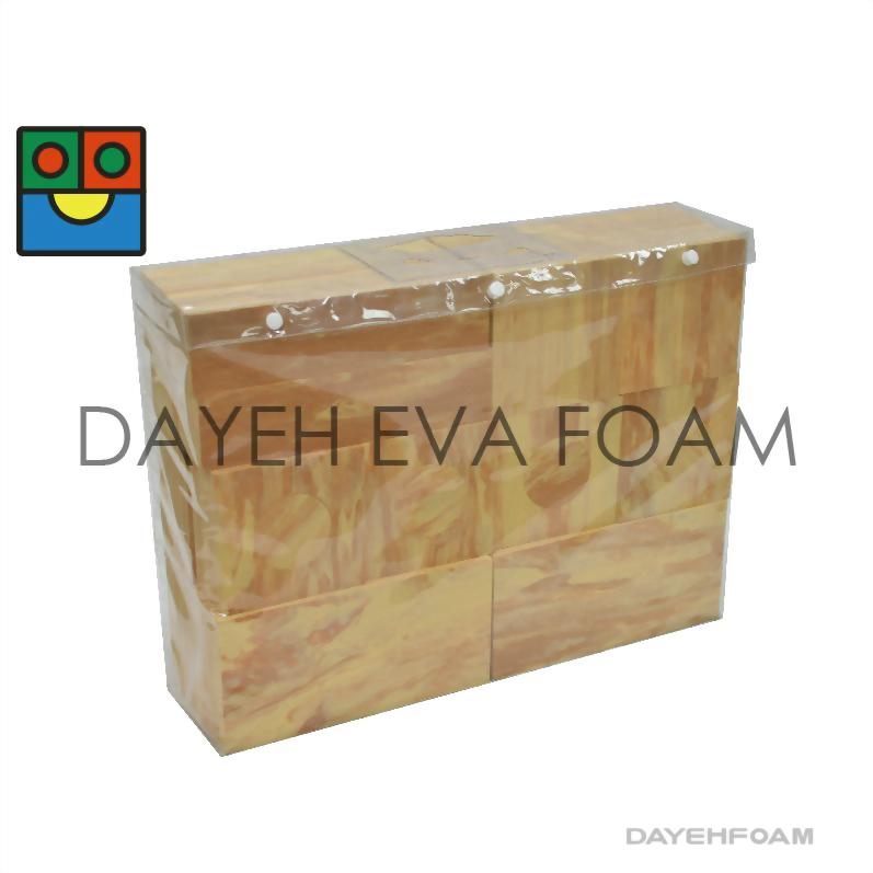 Large Soft Wood-Like EVA Foam Building Blocks – 40 pcs- B6740W