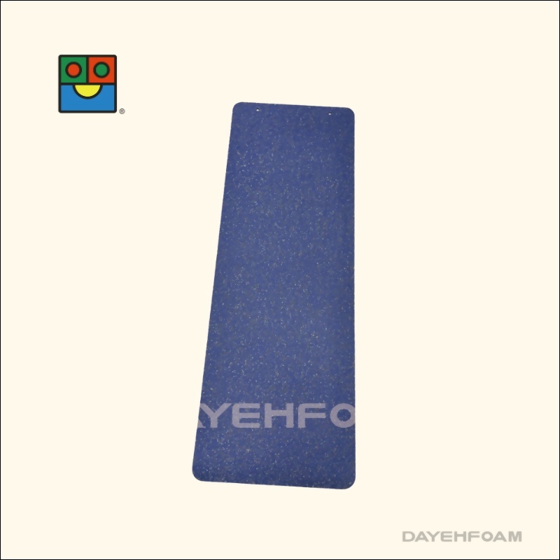 Recycled POE Yoga Mat-dark blue-6mm 61cm x183cm, fold