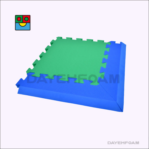 轉角斜度邊條, 厚度15mm(9/16"), EVA泡綿邊條 : 藍色- 4 pcs/set