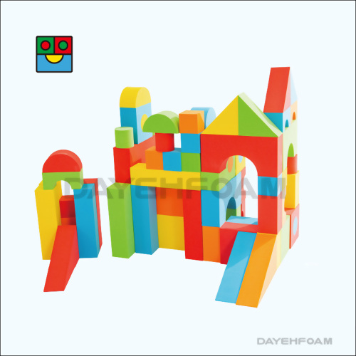 Large Colorful EVA Foam Building Blocks – 68 pcs