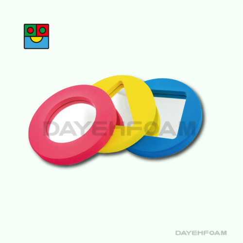 Soft EVA Foam Geo Circle Mirror : 3 Color - Set of 3 pcs