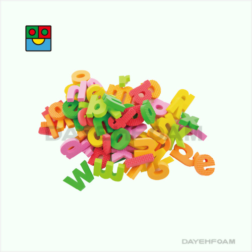 Foam Alphabet Letters (Uppercase & Lowercase) : 6 Color - Set of 52 pcs