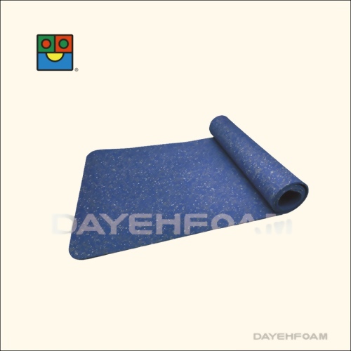 Recycled POE Yoga Mat-dark blue-6mm 61cm x183cm