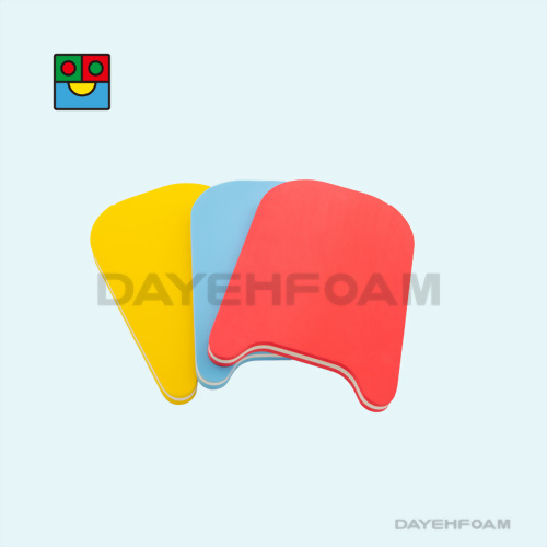 EVA Foam Stripe Color Kickboard  45 x 29 x 3cm : Red, Blue, Yellow White Stripe