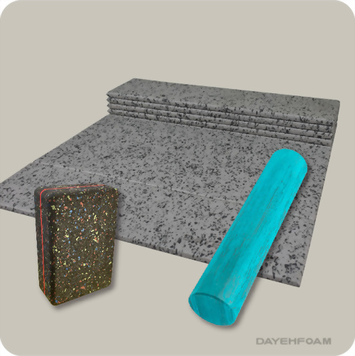 Recycled EVA Yoga Blocks & Mats