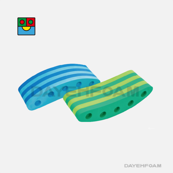 EVA Foam Balance block board 60 x 16.5 x 23.5cm : Blue & Green strip ...