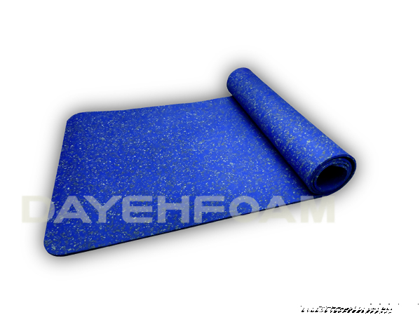 Recycled POE Yoga Mat-dark blue-6mm 61cm x183cm