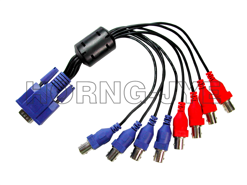 Multimedia Cable / HD15M/ 8 * BNC (Female)