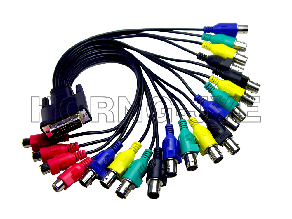Multimedia Cable / DVI 24+5/16 *BNC+4 * RCA