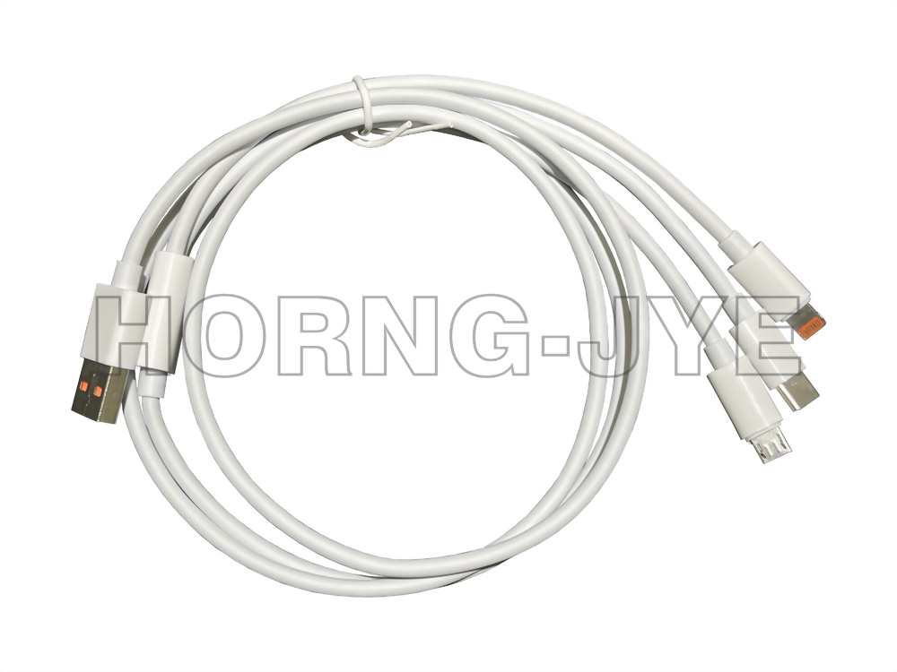 USB 三合一充電線