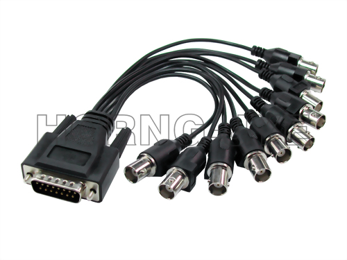 Multimedia Cable / DB15M/ 10 * BNC