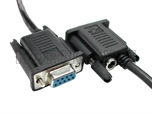 RS232 DB9 公/母+DC