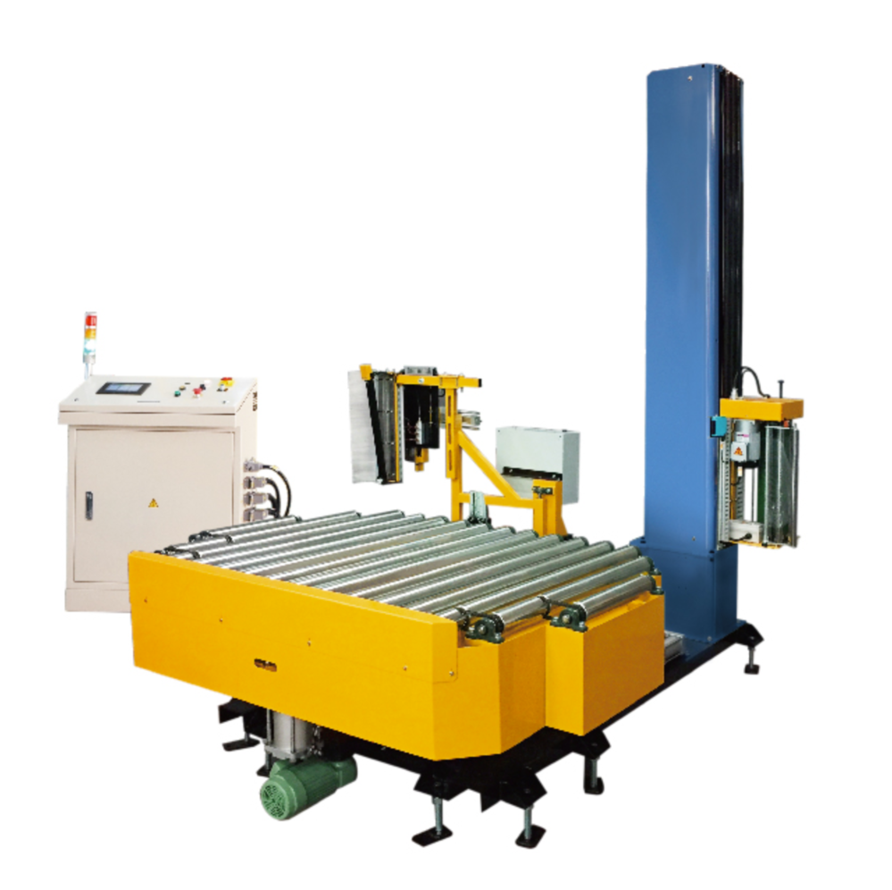 Top sheeter Pallet Wrapping