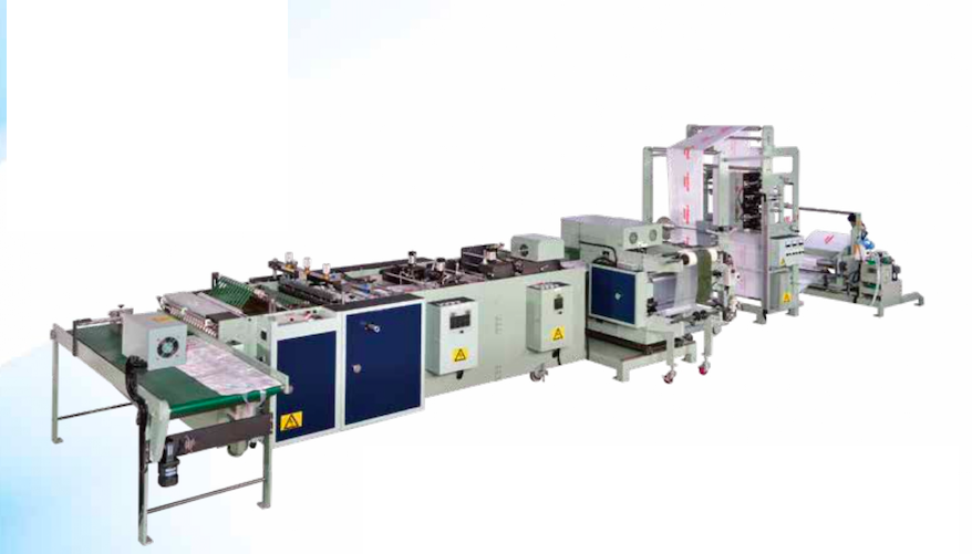 HIGH SPEED LOOP HANDLE BAG MAKER WITH CONTINUOUS SEALERS