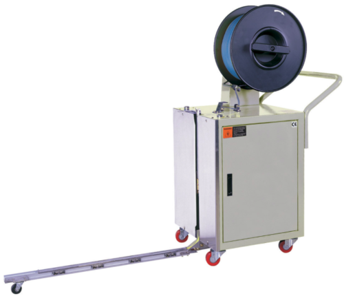 Semi-auto pallet strapping machine