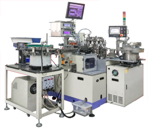 SAV-160SM系列 全自動晶片型座板組立測試包裝機