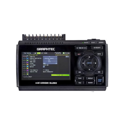 GRAPHTEC 無線區域網路和高效能資料記錄器GL260系列