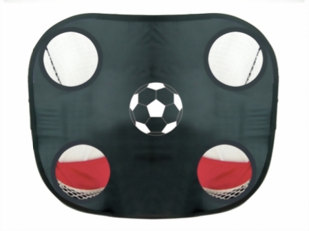 FOLDABLE POP UP SOCCER GOAL WITH SHOOTING TARGET