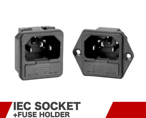 IEC插座＋保险丝座