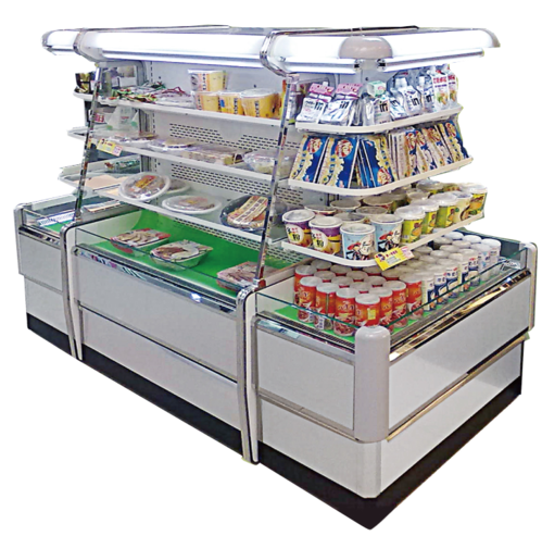 雙面式中島櫃+端面式中島櫃