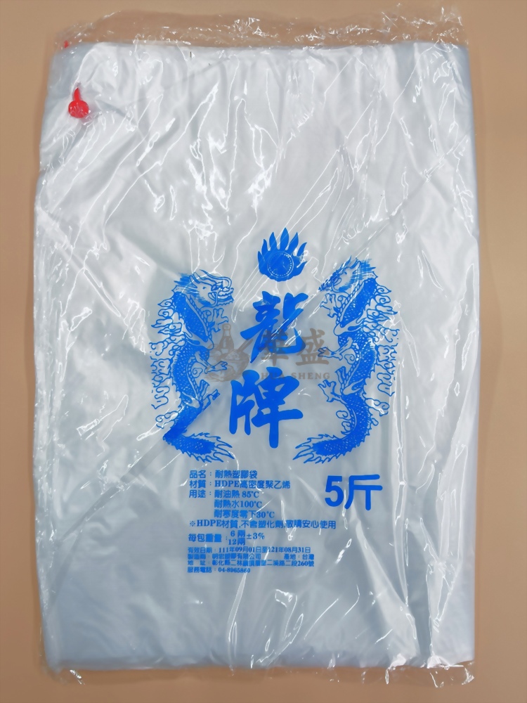 龍牌 [ 5 斤 ]  耐熱袋  ( 約 28 張 )