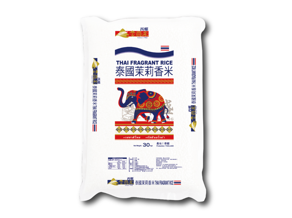 金農米  泰國茉莉香米 30 公斤