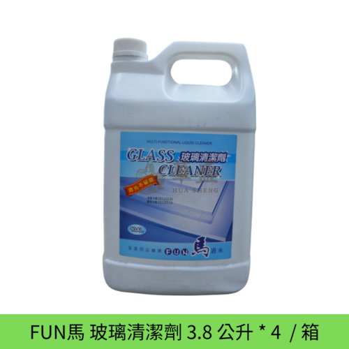 FUN 馬 玻璃清潔劑 3.8 公升