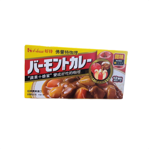 好侍-佛蒙特咖哩(甜味)-230公克