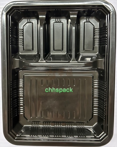 PP-D40L餐盒（五格）