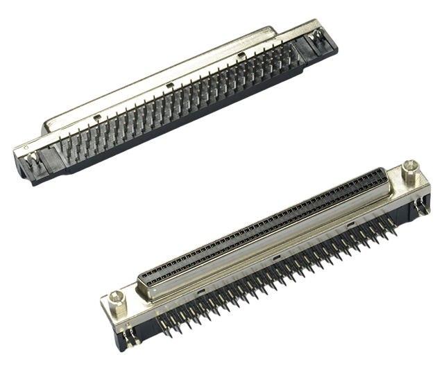 SCSI DB型母座100P彎插