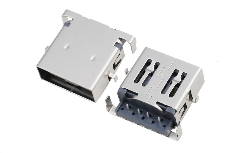 USB連接器 Type A 2.0 R/A DIP