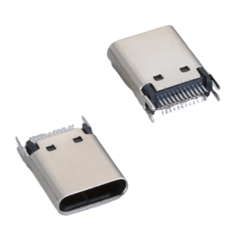 USB Type-C 母座180° 立式