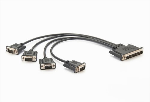 D-Sub 37 Pin 公 1對 4 15 Pin 公 連接線