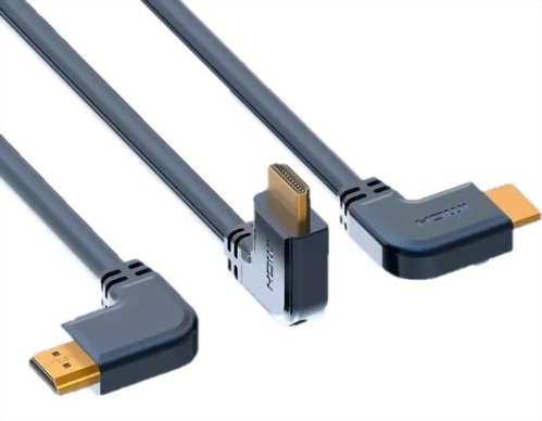 HDMI線90度鍍金公頭