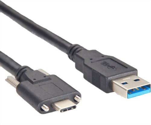 USB3.0 公對 USB 3.1 鎖螺絲Type C 線