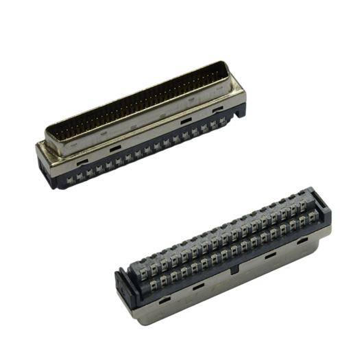 SCSI DB68P公头线端 焊接式