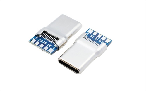 USB連接器TYPE C 3.1 24 Pin插頭帶 PCB