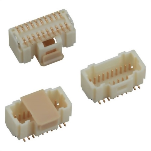 線對板連接器 直立式 SMT 雙排 帶鎖 1.0mm