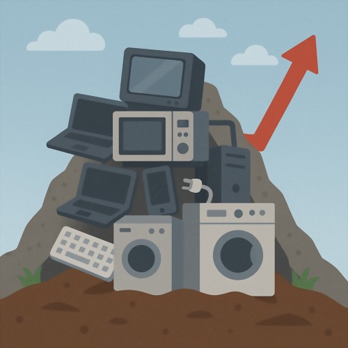 【全球警報】電子垃圾量激增 5 倍，地球快裝不下了！