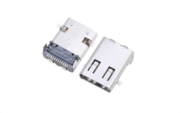 USB Type C gen 2 40Gbps 前貼後插24Pin H1.65