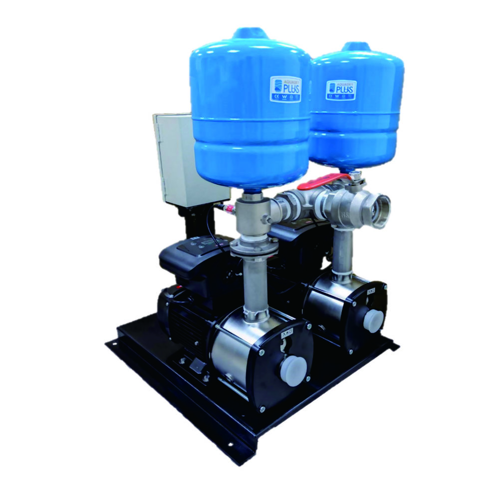 雙台變頻臥式多級泵浦組