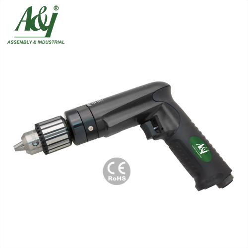 Industrial 3/8" Non-Reversible Air Drill