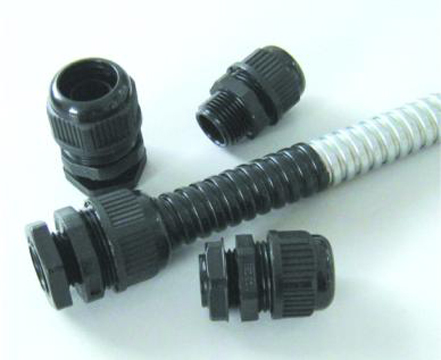 F1101 尼龍盒接頭(防水金屬浪管專用)