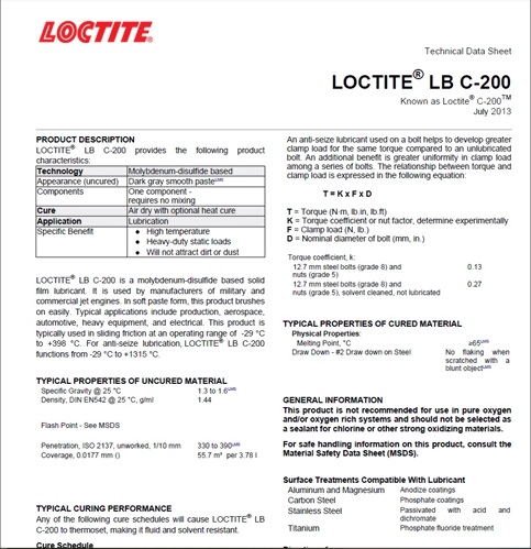 Loctite 200 Yellow 360° SDS