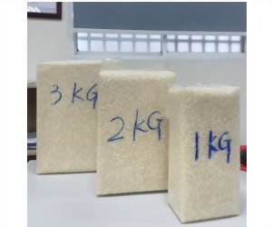 透明折腰米磚袋