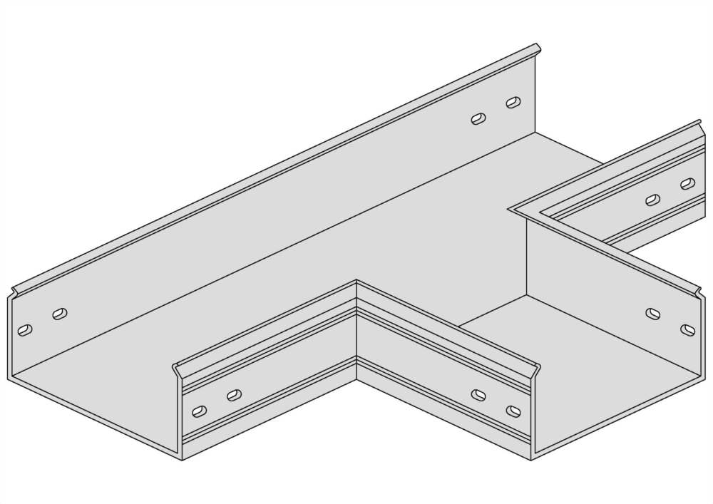 水平T型日光燈線槽