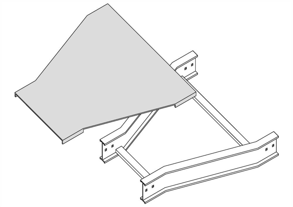 中心型大小頭蓋板